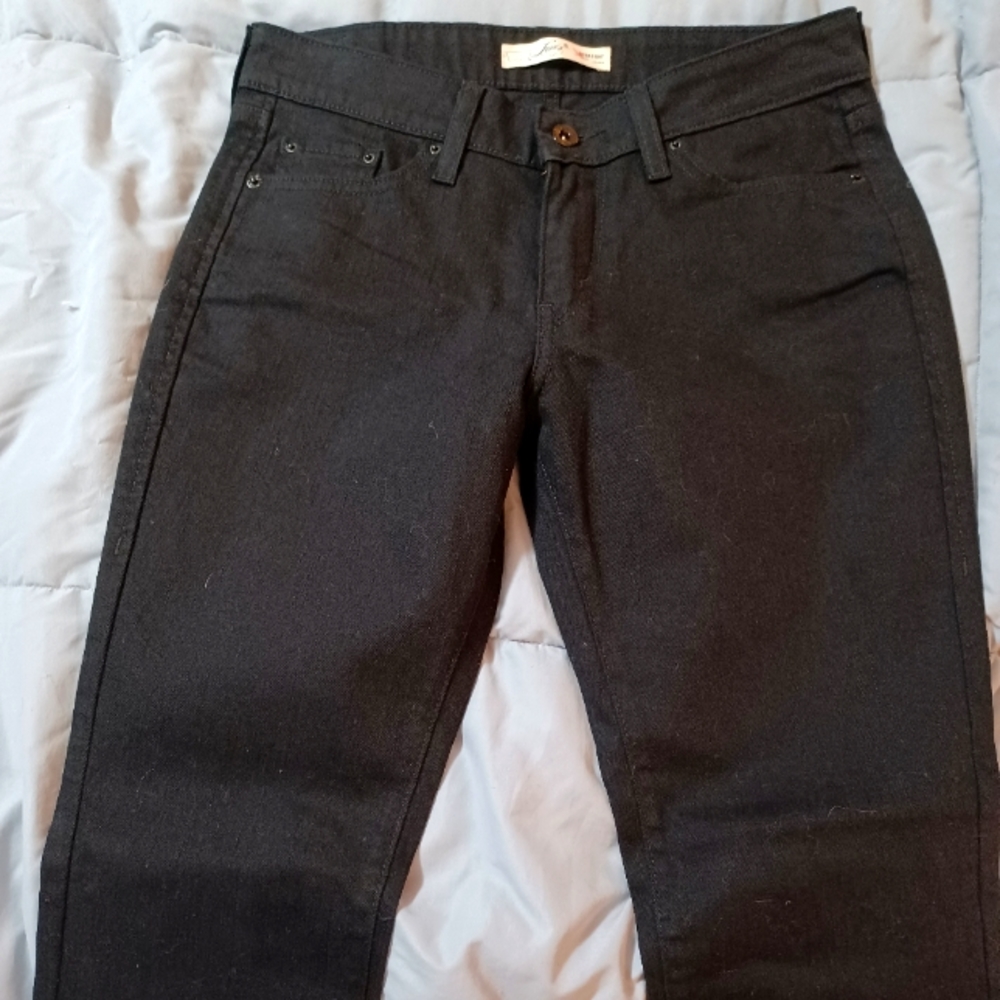 Levi's Straight 552 Black Jeans 4S